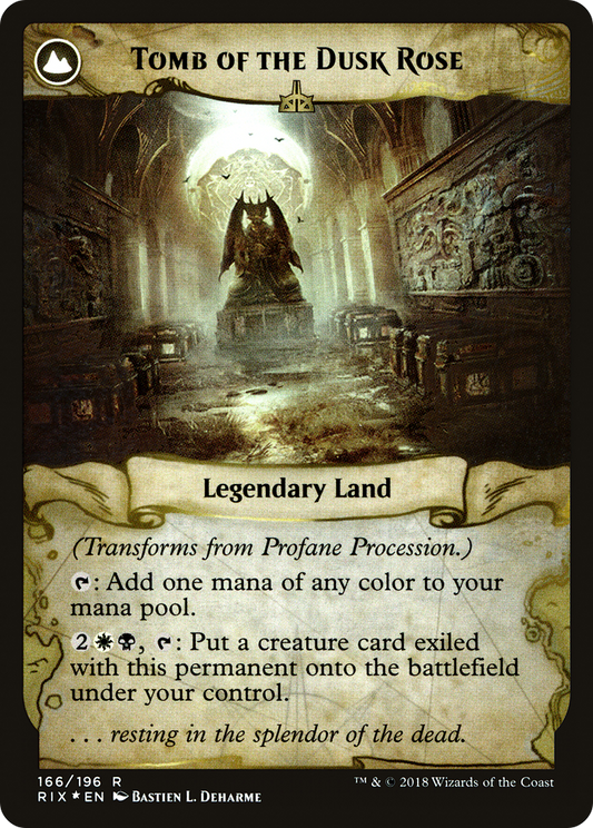 Profane Procession // Tomb of the Dusk Rose (PRE-166S) (Foil)