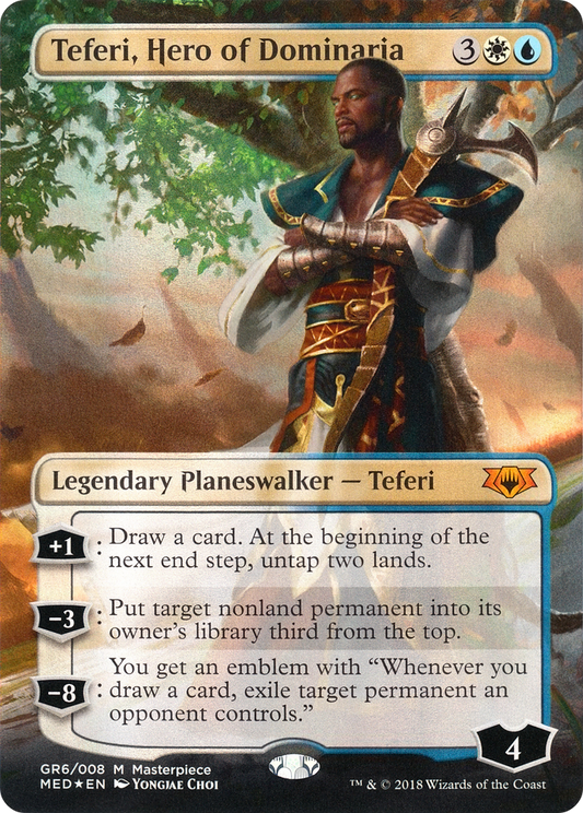 Teferi, Hero of Dominaria (MED-GR6) (Borderless) (Foil)