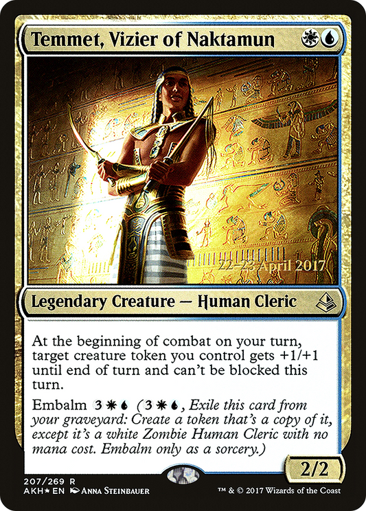 Temmet, Vizier of Naktamun (PRE-207S) (Foil)