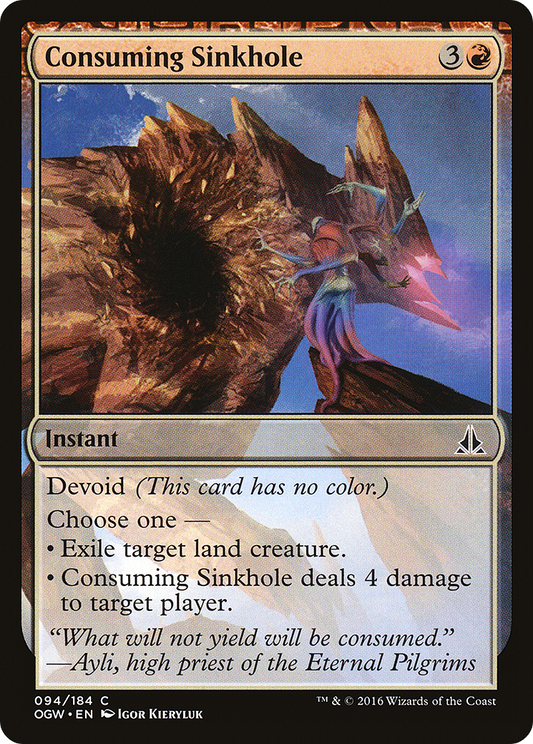 Consuming Sinkhole (OGW-094) (Foil)