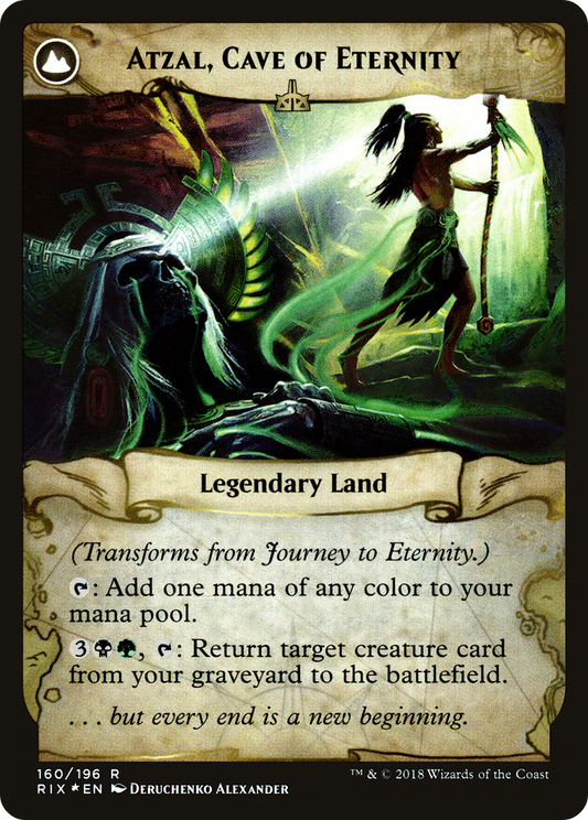 Journey to Eternity // Atzal, Cave of Eternity (PRE-160S) (Foil)