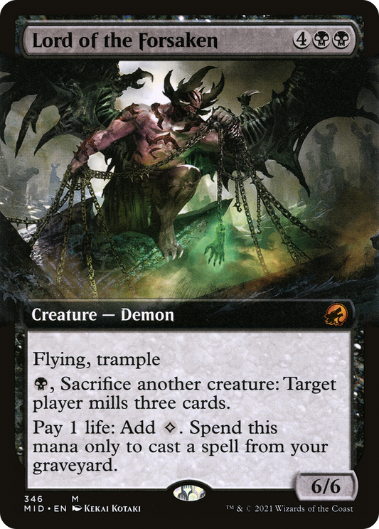Lord of the Forsaken (MID-346) (Extended Art) (Foil)