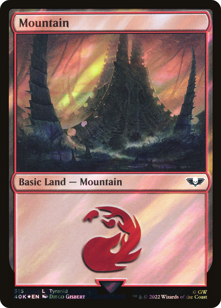 Mountain (40K-315★) (Surge Foil)