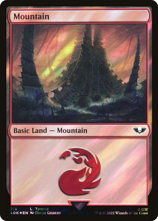 Mountain (40K-315★) (Surge Foil)
