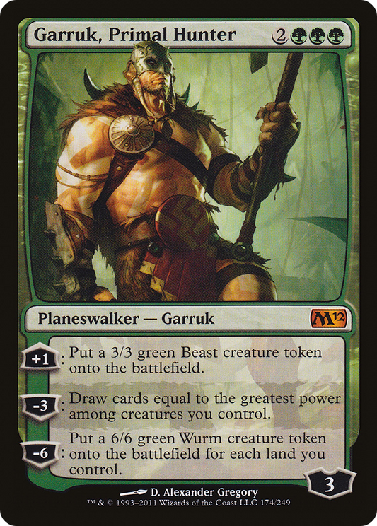 Garruk, Primal Hunter (M12-174) (Foil)