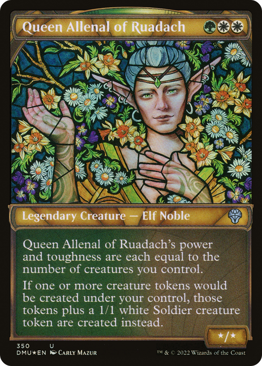 Queen Allenal of Ruadach (DMU-350) (Showcase) (Textured Foil)