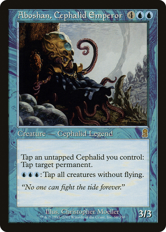 Aboshan, Cephalid Emperor (ODY-058) (Foil)