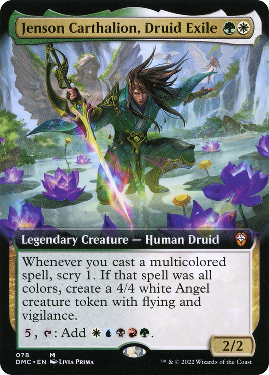 Jenson Carthalion, Druid Exile (DMC-078) (Extended Art)
