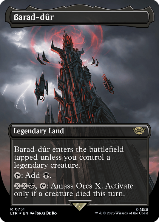 Barad-dûr (LTR-751) (Borderless) (Surge Foil)