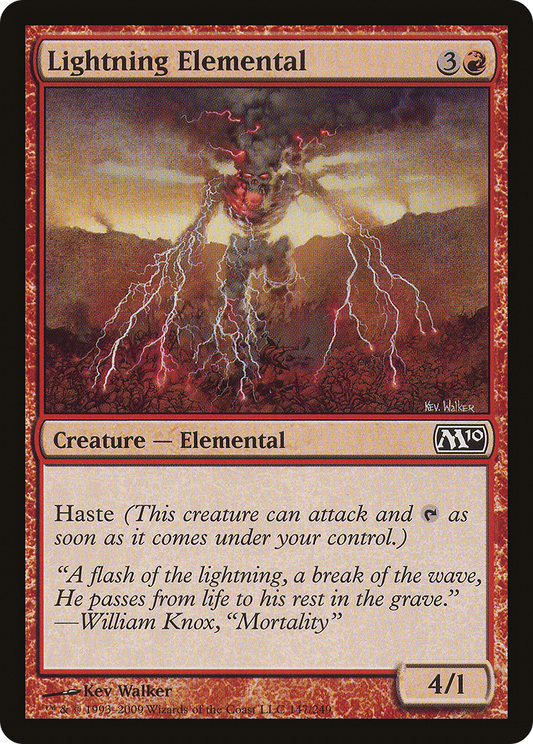 Lightning Elemental (M10-147) (Foil)