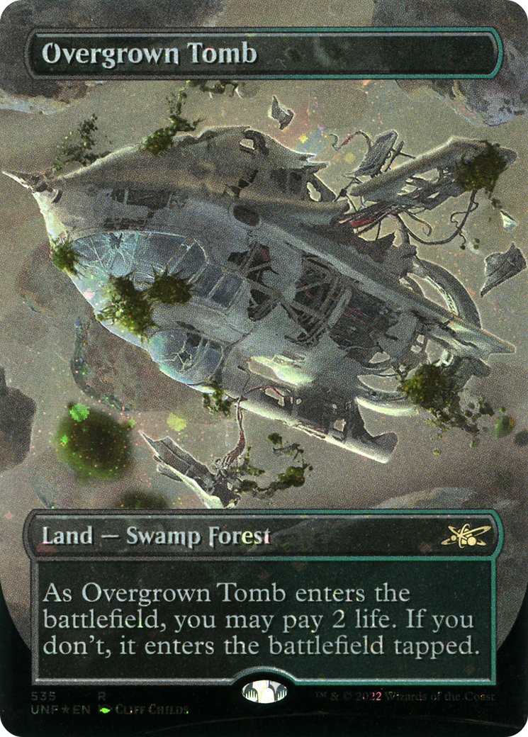 Overgrown Tomb (UNF-535) (Borderless) (Galaxy Foil)
