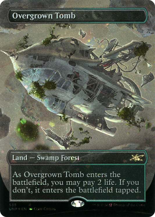 Overgrown Tomb (UNF-535) (Borderless) (Galaxy Foil)