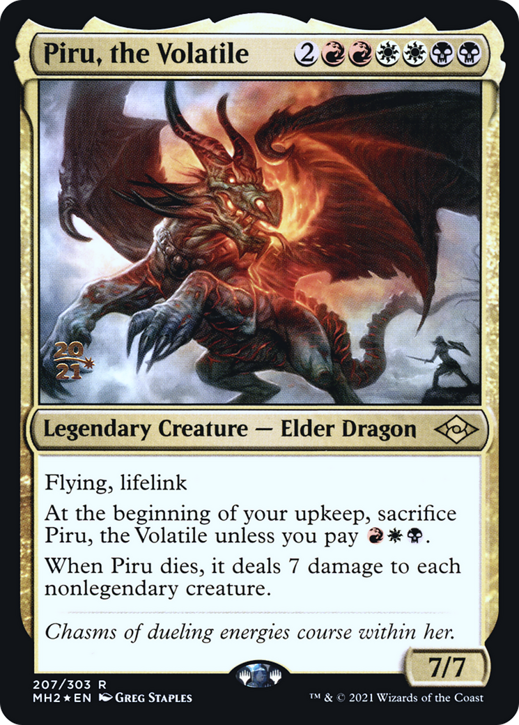 Piru, the Volatile (PRE-207S) (Foil)