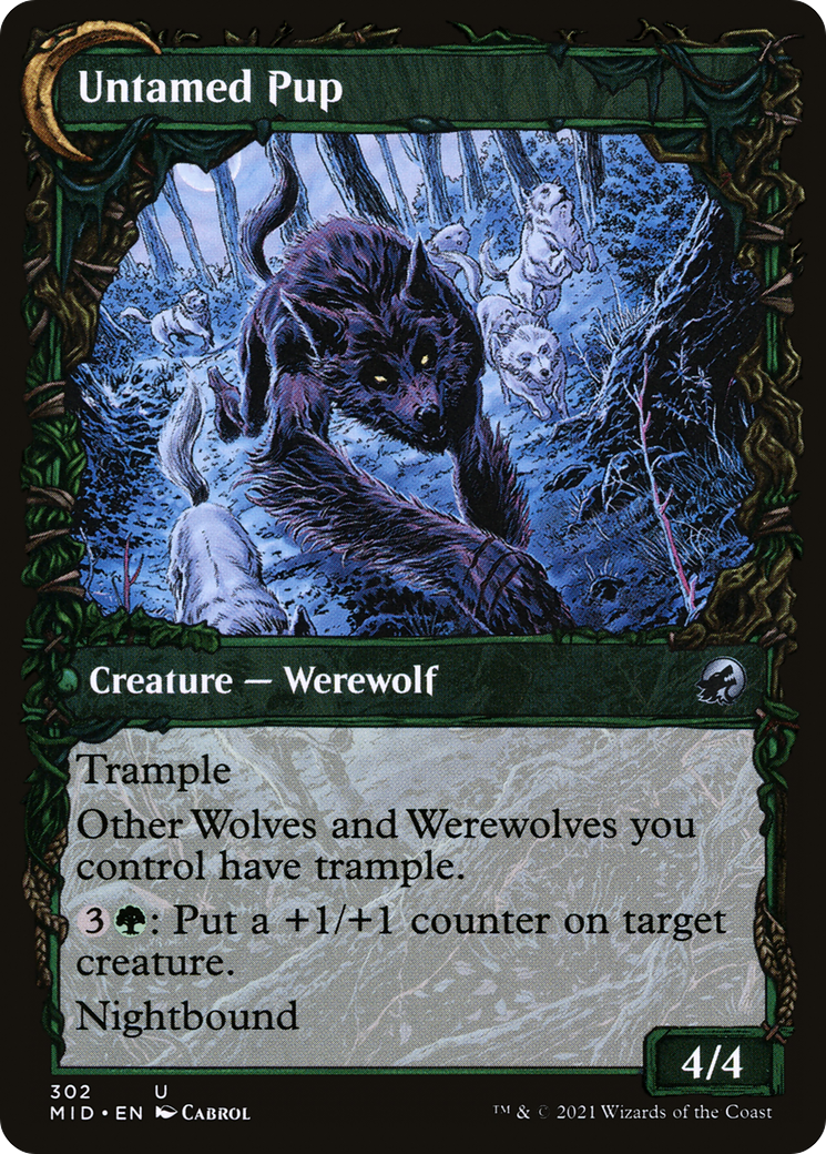 Hound Tamer // Untamed Pup (MID-302) (Showcase)