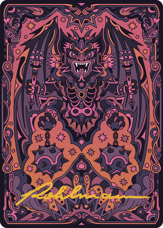 Bloodletter of Aclazotz Art Card (ALCI-061) (Gold-Stamped Signature)