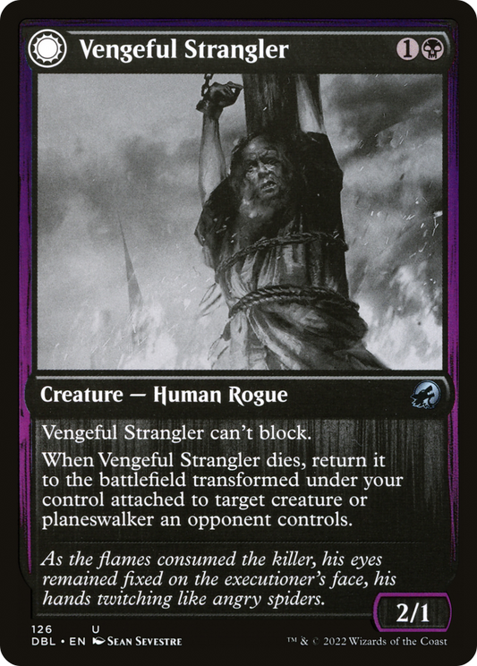Vengeful Strangler // Strangling Grasp (DBL-126) (Foil)