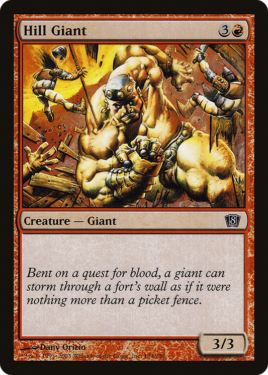 Hill Giant (8ED-194★) (Foil)