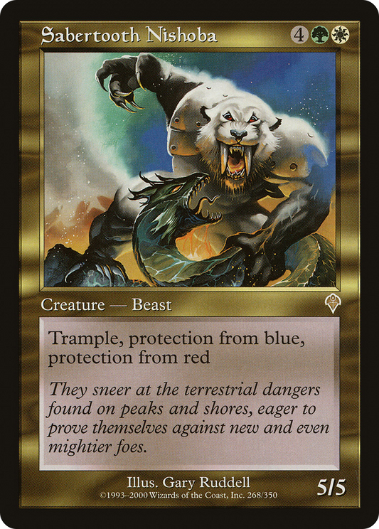 Sabertooth Nishoba (INV-268) (Foil)