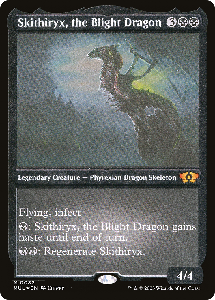 Skithiryx, the Blight Dragon (MUL-082) (Etched Foil)