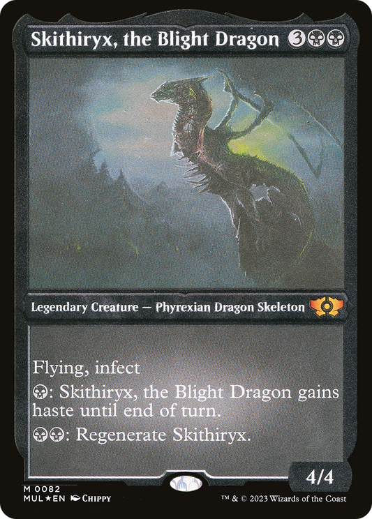 Skithiryx, the Blight Dragon (MUL-082) (Etched Foil)