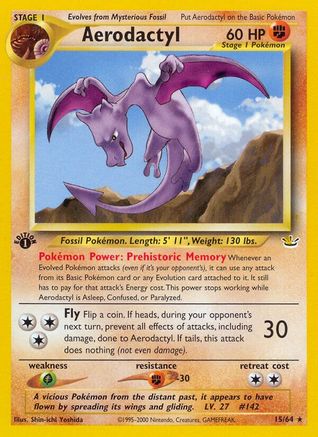 Aerodactyl (N3-015) (1st Edition)