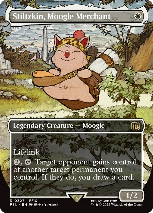 Stiltzkin, Moogle Merchant (FIN-327) (Borderless)