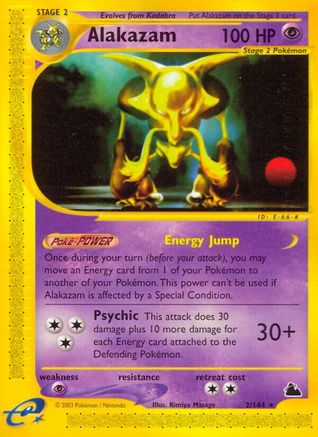 Alakazam (2) (SK-002) (Reverse Holofoil)