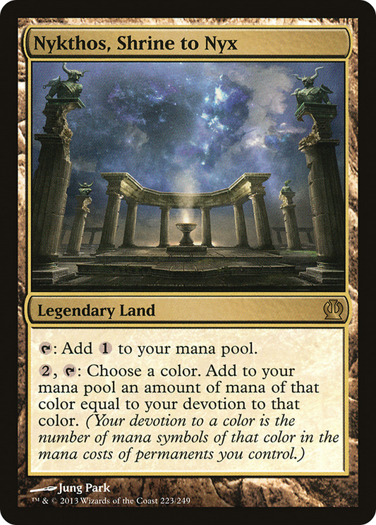 Nykthos, Shrine to Nyx (THS-223) (Foil)