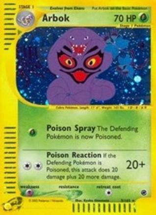 Arbok (3) (EX-003) (Reverse Holofoil)