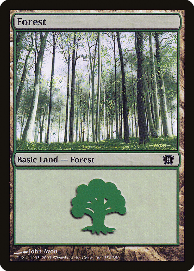 Forest (350) (8ED-350) (Foil)