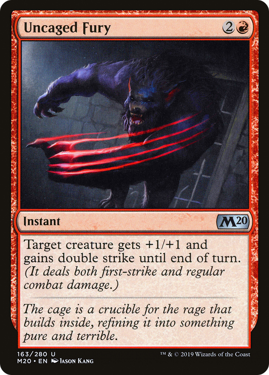 Uncaged Fury (M20-163) (Foil)