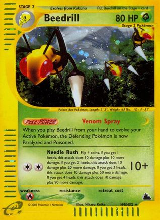 Beedrill (H4) (SK-H4) (Holofoil)