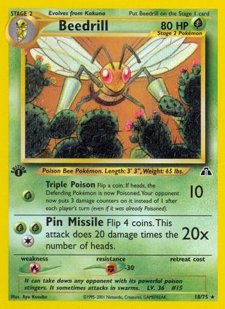 Beedrill (N2-018) (1st Edition)