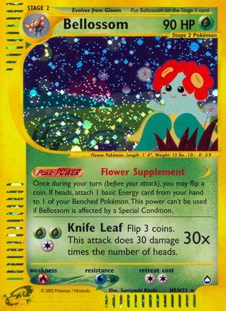 Bellossom (H5) (AQ-H5) (Holofoil)