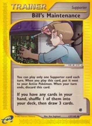 Bill's Maintenance (EX-137) (Reverse Holofoil)
