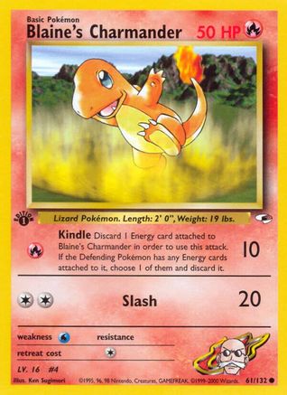 Blaine's Charmander (G1-061) (Unlimited)