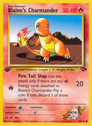 Blaine's Charmander (G2-060) (1st Edition)