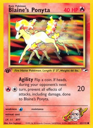 Blaine's Ponyta (G1-063) (Unlimited)