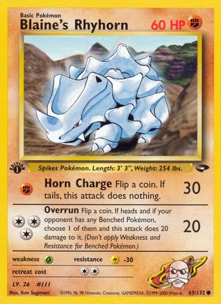 Blaine's Rhyhorn (G2-065) (Unlimited)