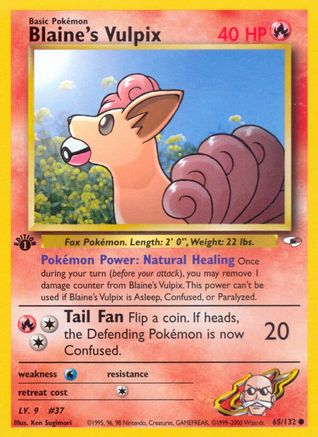 Blaine's Vulpix (G1-065) (Unlimited)
