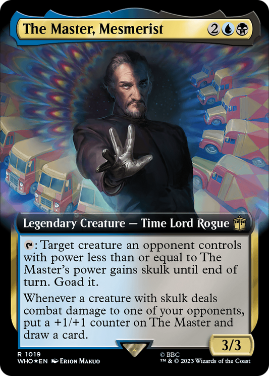 The Master, Mesmerist (WHO-1019) (Extended Art) (Surge Foil)