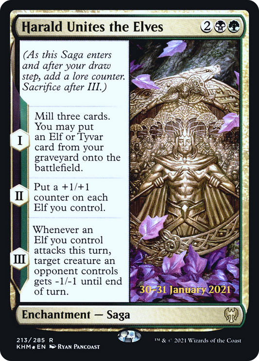 Harald Unites the Elves (PRE-213S) (Foil)