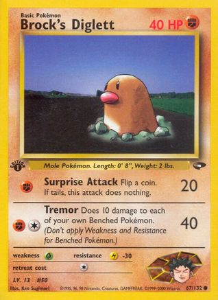 Brock's Diglett (G2-067) (Unlimited)