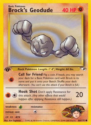 Brock's Geodude (66) (G1-066) (Unlimited)