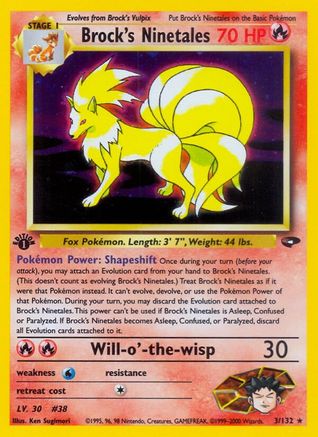 Brock's Ninetales (G2-003) (Unlimited Holofoil)