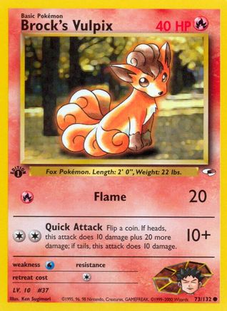 Brock's Vulpix (G1-073) (Unlimited)