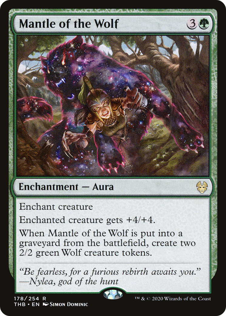 Mantle of the Wolf (THB-178) (Foil)