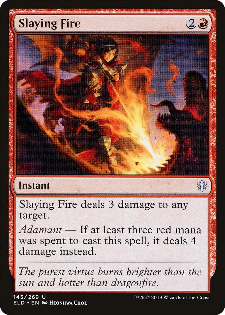 Slaying Fire (ELD-143) (Foil)