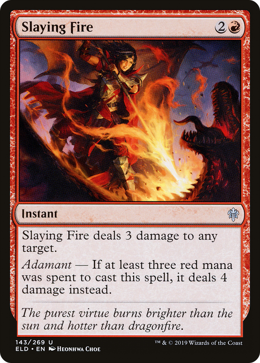 Slaying Fire (ELD-143) (Foil)