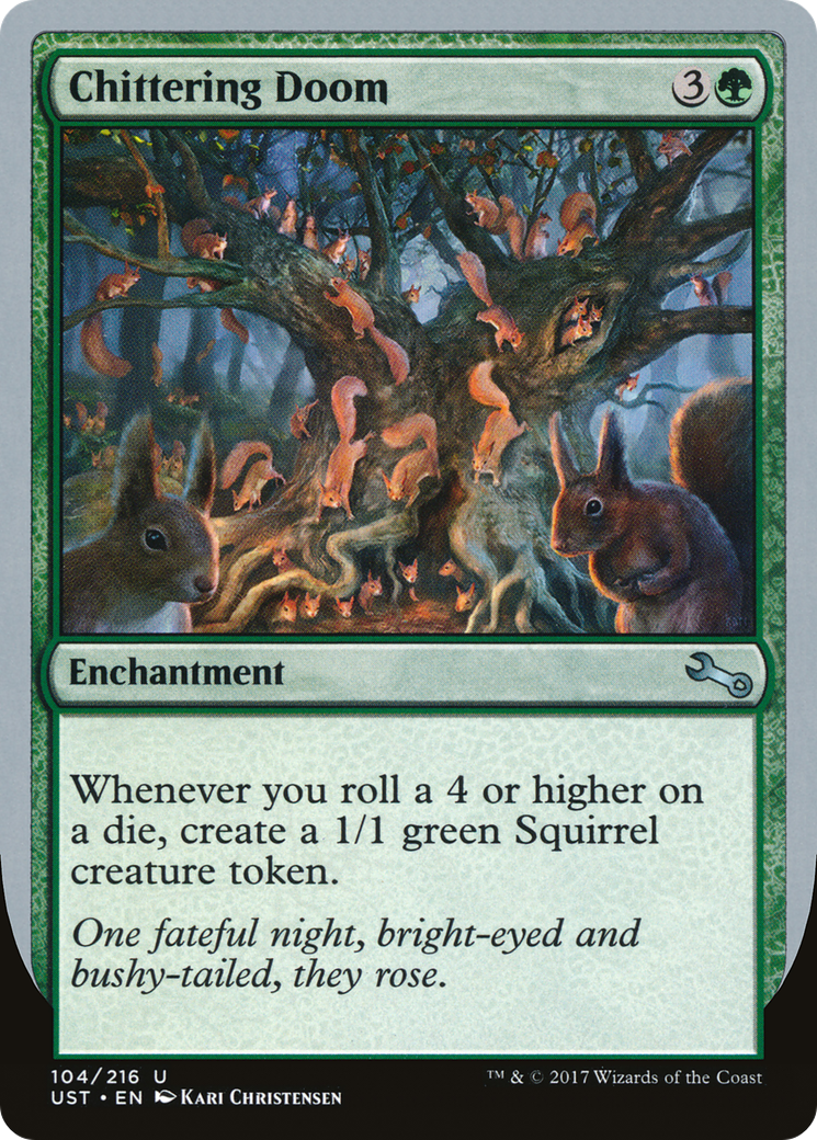 Chittering Doom (UST-104) (Foil)